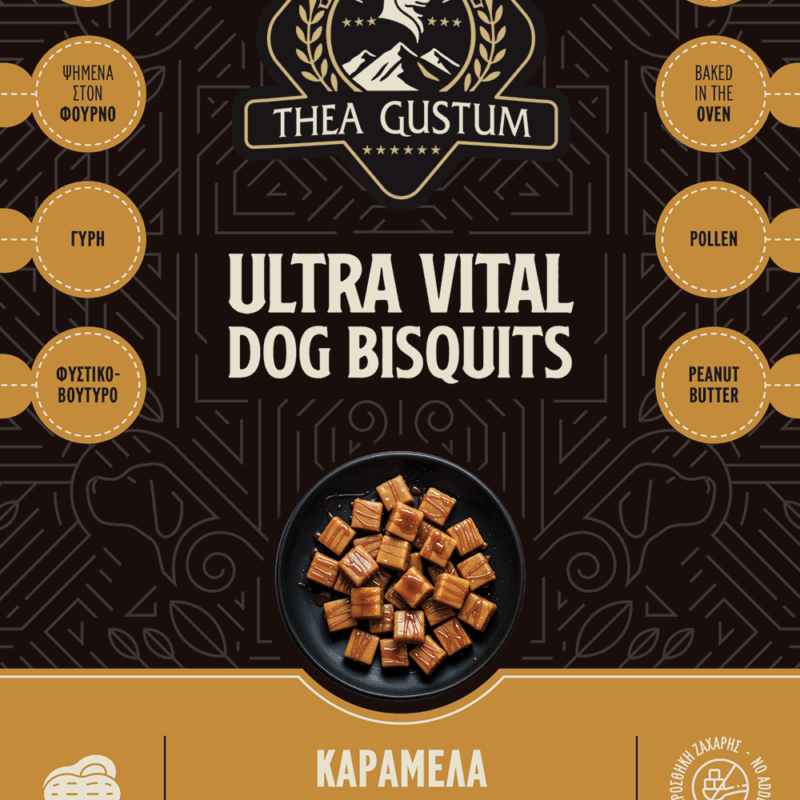 Alternative view of Μπισκότα σκύλου Thea Gustum Bisquit Caramel